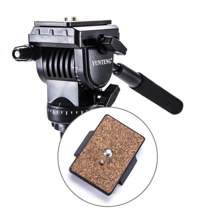 YUNTENG VCT-288 Tripod Mount Monopod with Fluid Drag Head, VCT-288