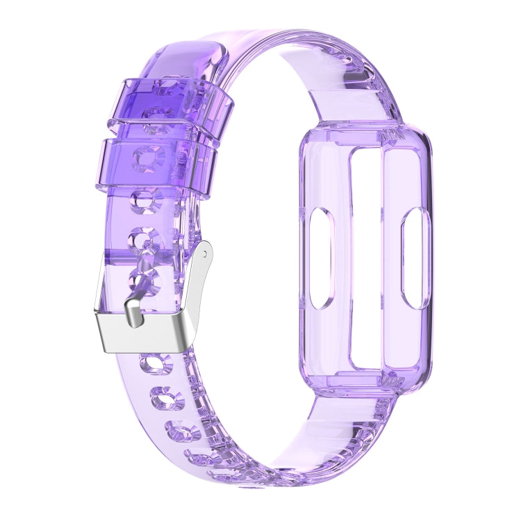 Transparent Silicone Integrated Watch Strap, For Fitbit Luxe, For Fitbit inspire 2, For Fitbit inspire HR, For Fitbit inspire, For Fitbit Ace 3, For Fitbit Ace 2