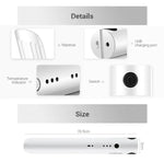 K-SKIN Portable Rechargeable Hair Straightener Curler Ceramic Iron Styling Tool Cordless Adjustable Temperature Fast Heat