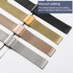 Stainless Steel Milan Double Insurance Buckle Watch Strap, For Huawei Watch GT 3 42mm, For Huawei Watch GT 2 42mm, For Huawei Watch 2, For Huawei Honor Watch ES
