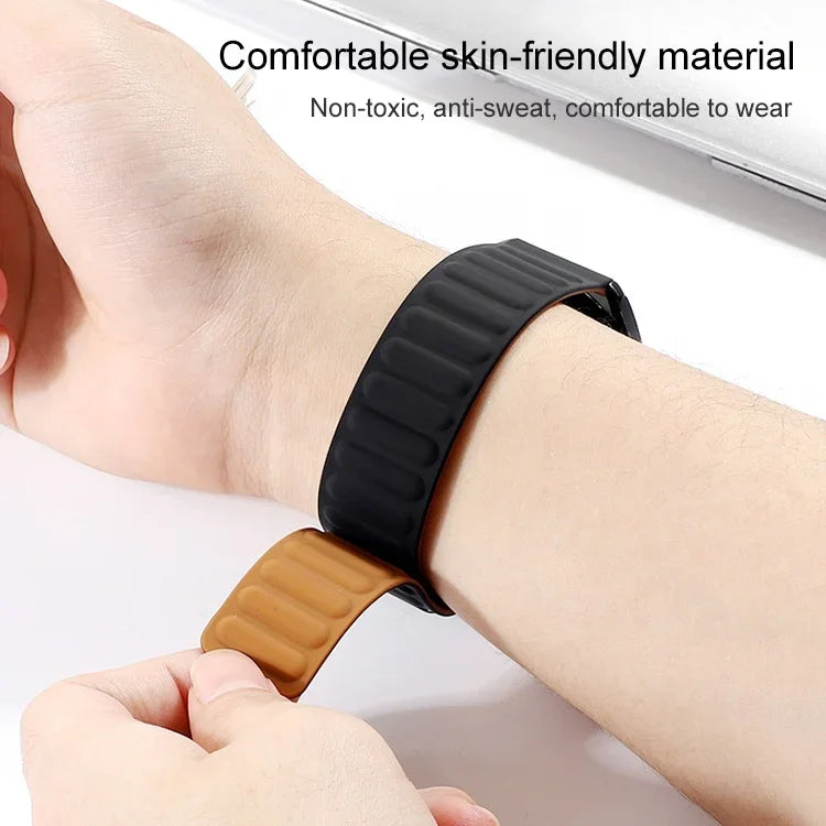Silicone Magnetic Watch Strap, For Samsung Galaxy Watch 3 41MM R850, For Samsung Galaxy Gear Sport, For Samsung Galaxy Watch Active