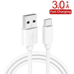 CA-25 QC3.0 USB 3A Fast Charger with 1m USB to Type-C Data Cable, AU Plug, AU Plug + Type-C Cable