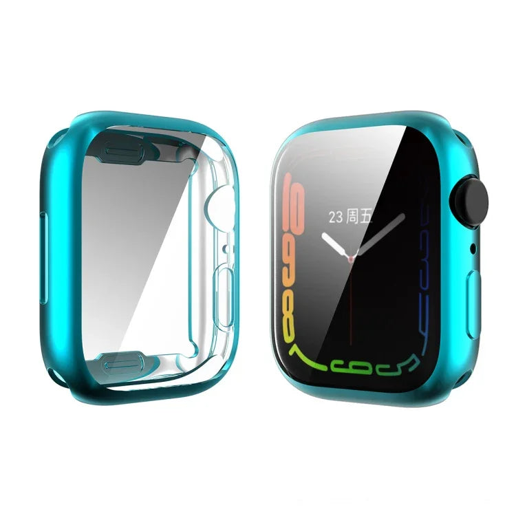 ENKAY Hat-Prince Electroplated TPU Case, For Apple Watch Series 9 / 8 / 7 41mm, For Apple Watch Series 9 / 8 / 7 45mm