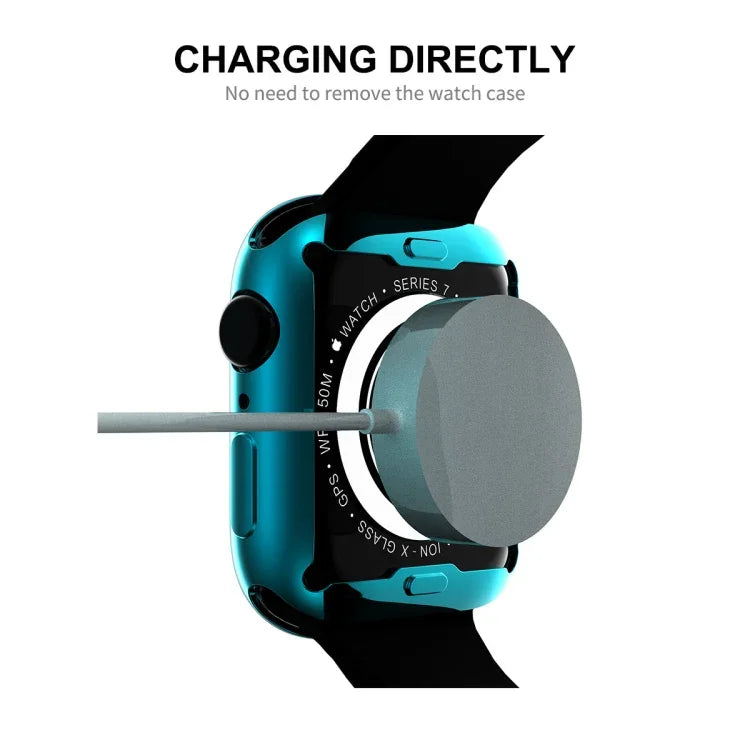 ENKAY Hat-Prince Electroplated TPU Case, For Apple Watch Series 9 / 8 / 7 41mm, For Apple Watch Series 9 / 8 / 7 45mm