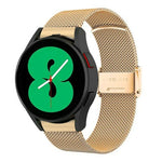 Milan Metal Steel Mesh One Buckle Strap, For Samsung Galaxy Watch 3 41mm, For Samsung Galaxy Watch 4 Classic 42mm / 46mm, For Samsung Galaxy Watch 4 40mm / 44mm, For Samsung Galaxy Gear Sport, For Samsung Galaxy Gear S2 Classic