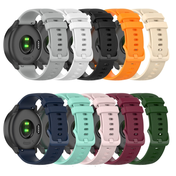 Small Lattice Silicone Sports Strap, For Garmin Vivomove, For Garmin Venu 2 Plus, For Garmin Forerunner 158, For Garmin Forerunner 55