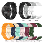 Small Lattice Silicone Sports Strap, For Garmin Vivomove, For Garmin Venu 2 Plus, For Garmin Forerunner 158, For Garmin Forerunner 55