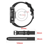 26mm Silicone Sports Strap, For Garmin Fenix 5x Puls, For Garmin Fenix 3, For Garmin Fenix 3 HR