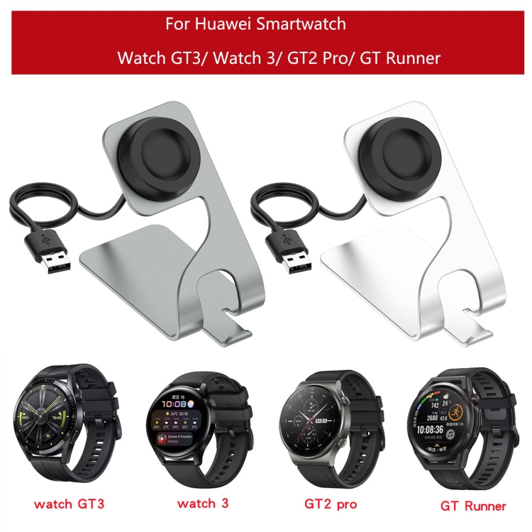 Rotatable Magnetic Metal Charging Base, For Huawei Watch GT 3, For Huawei Watch GT Runner, For Huawei Watch D