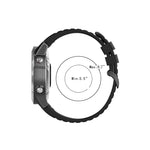 22mm Solid Color Silicone Quick Release Strap,, For Garmin Fenix 7 / EPIX