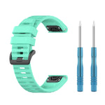 26mm Solid Color Silicone Quick Release Strap, For Garmin Fenix 7X