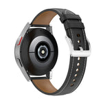 Calf Texture Sewing Thread Watchband, For Samsung Galaxy Watch 4, For Samsung Galaxy Watch 3 41mm / Watch 42mm, For Samsung Galaxy Gear S2 Classic