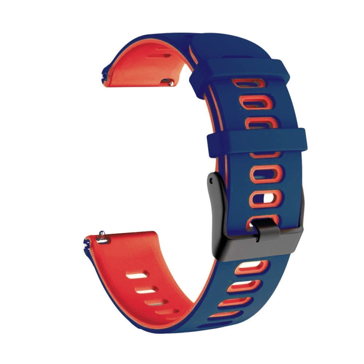 20mm Mixed-Color Silicone Strap, For Huawei Watch GT3 42mm, For Huawei Watch GT2 42mm