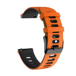 20mm Mixed-Color Silicone Strap, For Samsung Galaxy Watch 3 41mm, For Samsung Galaxy Watch Active 2 40mm