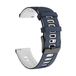 20mm Mixed-Color Silicone Strap, For Samsung Galaxy Watch 3 41mm, For Samsung Galaxy Watch Active 2 40mm