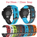 20mm Mixed-Color Silicone Strap, For Samsung Gear S2 Classic