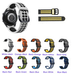20mm Mixed-color Silicone Strap, For Garmin Vivoactive3 Music, For Garmin Vivomove Sport