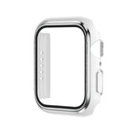 Electroplating Two-color PC+Tempered Film Watch Case, For Apple Watch Series 3/2/1 42mm, For Apple Watch Series 9 / 8 / 7 41mm