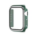 Electroplating Two-color PC+Tempered Film Watch Case, For Apple Watch Series 3/2/1 42mm, For Apple Watch Series 9 / 8 / 7 41mm