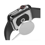 Electroplating Two-color PC+Tempered Film Watch Case, For Apple Watch Series 6/5/4/SE 40mm, For Apple Watch Series 3/2/1 38mm