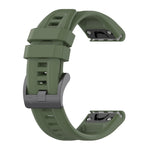22mm Silicone Solid Color Watch Band, For Garmin Fenix 6, For Garmin Fenix 6 Pro, For Garmin Fenix 5