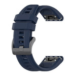 22mm Silicone Solid Color Watch Band, For Garmin Fenix 6, For Garmin Fenix 6 Pro, For Garmin Fenix 5