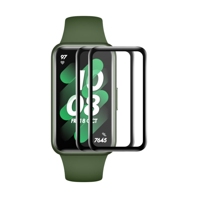 For Huawei Band 7/6 / Honor Band 6 ENKAY 3D Full Coverage Soft PC Edge + PMMA HD Screen Watch Film, 1 PC, 2 PCS, 5 PCS, 10 PCS