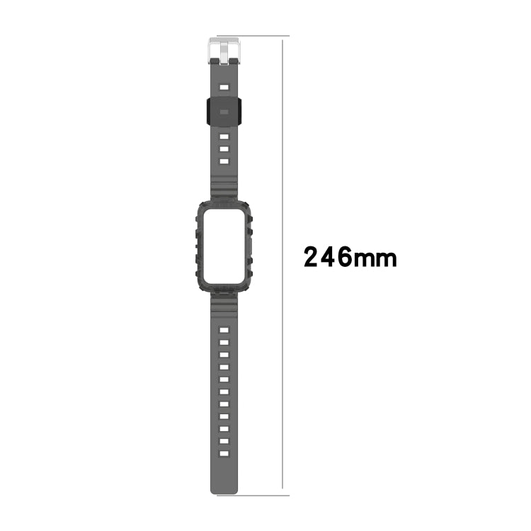 One-Piece Transparent Silicone Watch Band, For Huawei Band 7, For Huawei Band 6, For Honor Band 6