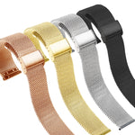 20mm Milan Metal Steel Mesh One Buckle Watch Band, For Huawei GT3 Pro 43mm
