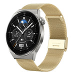 Milan Steel Mesh Double Buckle Watch Band, For Huawei Watch GT 3 Pro 46mm 22mm, For Huawei Watch GT 3 Pro 43mm 20mm