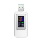 KWS-MX18 10 in 1 USB DC Tester Current 4-30V Voltage Meter Timing Ammeter Digital Meter