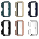 PC+Toughened Film Fully Enclosed Protective Watch Case, For Huawei Watch Fit, For Huawei Watch Fit New