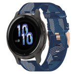 18mm Nylon Woven Watch Band, For Garmin Forerunner 255S, For Garmin Venu 2S, For Garmin Vivomove 3S, For Garmin Vivoactive 4S