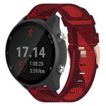 20mm Nylon Woven Watch Band, For Garmin Forerunner 245 Music, For Garmin Forerunner 645, For Garmin Forerunner 645 Music