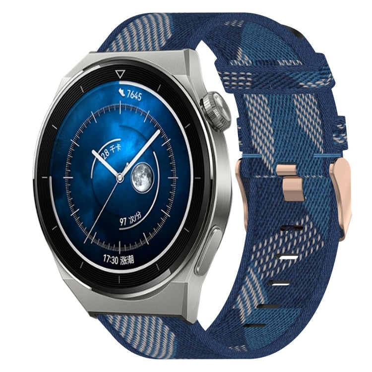 22mm Nylon Woven Watch Band, For Huawei Watch GT3 Pro 46mm, For Huawei Watch GT3 46mm, For Huawei Watch GT Runner, For Huawei Watch 3, For Huawei Watch 3 Pro, For Huawei GT2 Pro
