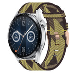 22mm Nylon Woven Watch Band, For Huawei Watch GT3 Pro 46mm, For Huawei Watch GT3 46mm, For Huawei Watch GT Runner, For Huawei Watch 3, For Huawei Watch 3 Pro, For Huawei GT2 Pro