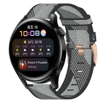 22mm Nylon Woven Watch Band, For Huawei Watch GT3 Pro 46mm, For Huawei Watch GT3 46mm, For Huawei Watch GT Runner, For Huawei Watch 3, For Huawei Watch 3 Pro, For Huawei GT2 Pro