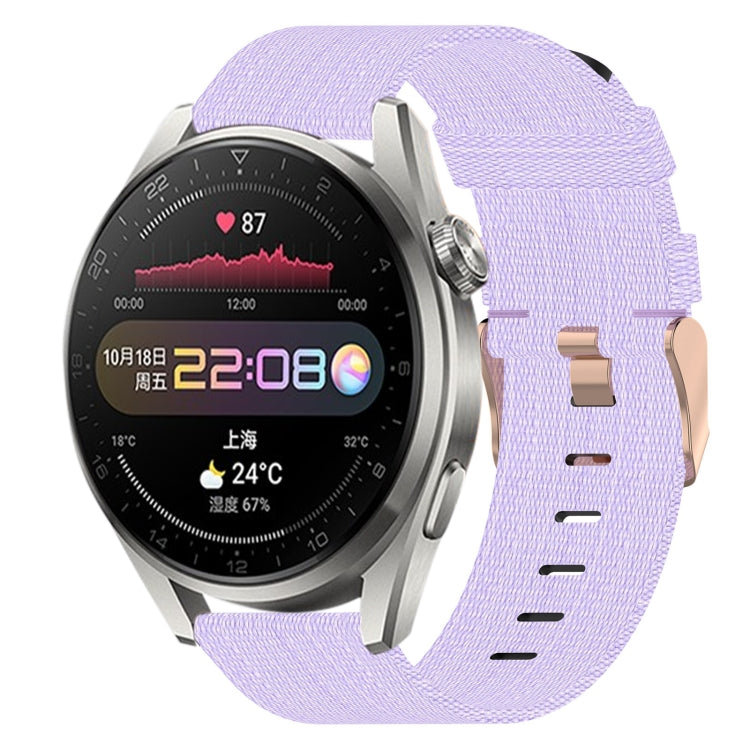 22mm Nylon Woven Watch Band, For Huawei Watch GT3 Pro 46mm, For Huawei Watch GT3 46mm, For Huawei Watch GT Runner, For Huawei Watch 3, For Huawei Watch 3 Pro, For Huawei GT2 Pro
