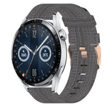 20mm Nylon Woven Watch Band, For Huawei Watch GT3 Pro 43mm, For Huawei Watch GT3 42mm, For Huawei Watch GT2 42mm, For Huawei Watch 2, For Honor Watch ES, For Honor MagicWatch2 42mm