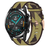 20mm Nylon Woven Watch Band, For Huawei Watch GT3 Pro 43mm, For Huawei Watch GT3 42mm, For Huawei Watch GT2 42mm, For Huawei Watch 2, For Honor Watch ES, For Honor MagicWatch2 42mm