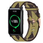 20mm Nylon Woven Watch Band, For Huawei Watch GT3 Pro 43mm, For Huawei Watch GT3 42mm, For Huawei Watch GT2 42mm, For Huawei Watch 2, For Honor Watch ES, For Honor MagicWatch2 42mm