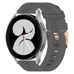 20mm Nylon Woven Watch Band, For Samsung Galaxy Watch 4 40mm, For Samsung Galaxy Watch 4 44mm, For Samsung  Galaxy Watch 4 Classic 42mm, For Samsung  Galaxy Watch 4 Classic 46mm, For Samsung Galaxy Watch 3 41mm, For Samsung Galaxy Watch Active 2 40mm