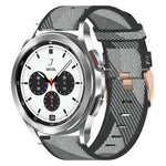 20mm Nylon Woven Watch Band, For Samsung Galaxy Watch 4 40mm, For Samsung Galaxy Watch 4 44mm, For Samsung  Galaxy Watch 4 Classic 42mm, For Samsung  Galaxy Watch 4 Classic 46mm, For Samsung Galaxy Watch 3 41mm, For Samsung Galaxy Watch Active 2 40mm