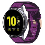 20mm Nylon Woven Watch Band, For Samsung Galaxy Watch Active 2 44mm, For Samsung Galaxy Watch Active 40mm, For Samsung Galaxy Watch 42mm, For Samsung Gear Sport, For Samsung Gear S2 Classic