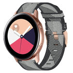 20mm Nylon Woven Watch Band, For Samsung Galaxy Watch Active 2 44mm, For Samsung Galaxy Watch Active 40mm, For Samsung Galaxy Watch 42mm, For Samsung Gear Sport, For Samsung Gear S2 Classic
