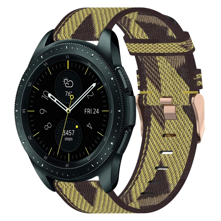 20mm Nylon Woven Watch Band, For Samsung Galaxy Watch Active 2 44mm, For Samsung Galaxy Watch Active 40mm, For Samsung Galaxy Watch 42mm, For Samsung Gear Sport, For Samsung Gear S2 Classic
