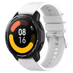 Protruding Head Silicone Strap Silver Buckle, For Huami Amazfit Pop / Amazfit Pop  Pro 20mm, For Huami Amazfit GTR 42mm / GTS 20mm