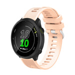 20mm Silicone Twill Watch Band, For Garmin Forerunner 645 Music