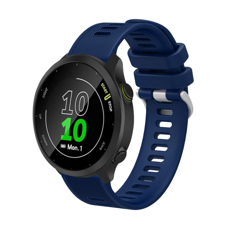 20mm Silicone Twill Watch Band, For Garmin Forerunner 645 Music