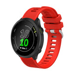 20mm Silicone Twill Watch Band, For Samsung Galaxy Watch 3 41mm, For Samsung Galaxy Watch Active 2 40mm, For Samsung Galaxy Watch Active 2 44mm, For Samsung Galaxy Watch Active 40mm
